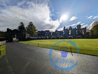 The view of the front of Ashford Castle