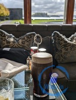 A pint with a view in the Drawing Room