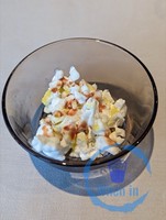 A Delicious palate cleanser of goat cheese