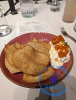 Whipped Lebneh with Salmon Roe