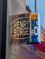 The Sign for Henry's Burger in Harajuku
